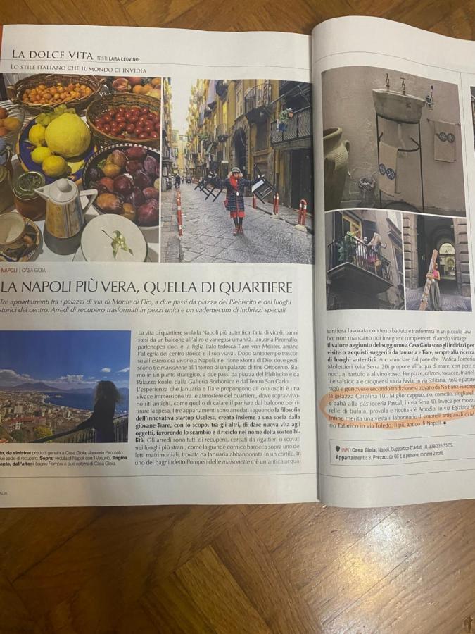 Casa Gioia, Tra Palazzo Reale,Lungomare E Monte Echia Daire Napoli Dış mekan fotoğraf